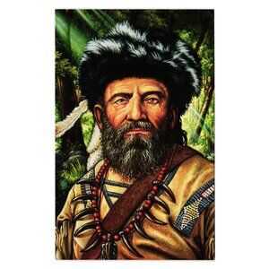 Jim Bridger USPS Postcard Hunter Trapper Scout Fur Trader 1993 Stamp Artwork